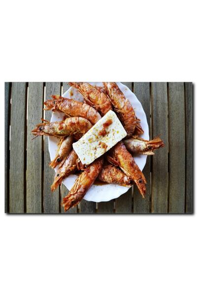 La Vita e Bella Karides Tabağı Temalı Kanvas Tablo Dz-1006