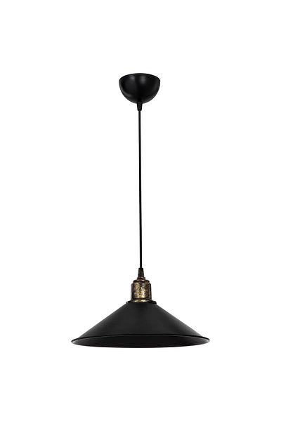 Gloria Black Nord Single Antique Pendant Lamp
