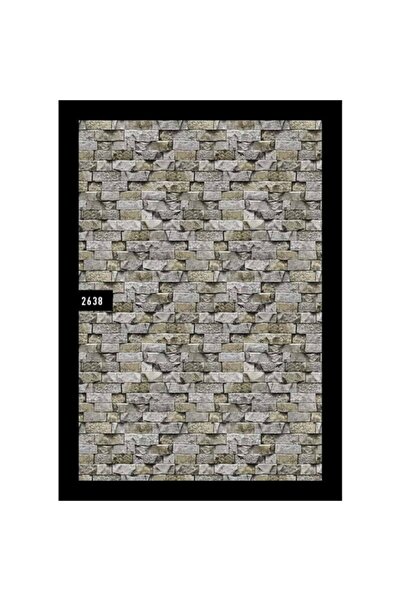 Natural Collection Naturala Collection Taş Tuğlu Desenli Silinebilir Duvar Ka...