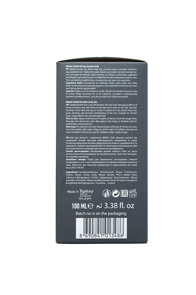 Bebak 100 ml Keratin Hair Care Oil