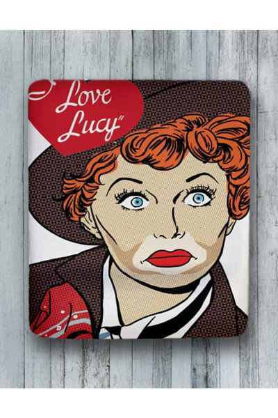 Onartem Lucy with Wrist Support I Love Mouse Pad