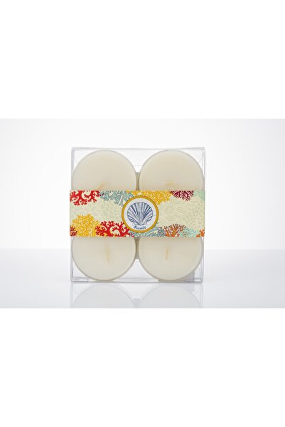 Missi Marin 4 Lü Ekru Maxı Tealıght Mum Seti