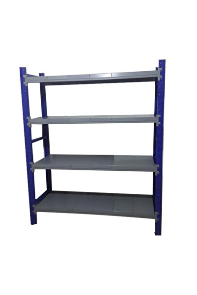 Mekoraf Depo Raf 4 Katlı 2.5 Metre Boy 60 Cm Derinlik 165 Cm En