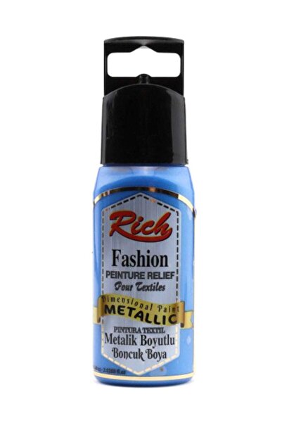 Rich Boyutlu Boncuk Boya Metalik 60cc 912 Mavi