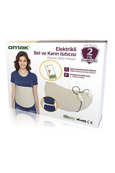 OMAK Yeni Tasarım Medikal Elektrikli Bel Karın Isıtıcı Dijital Electric Belly...