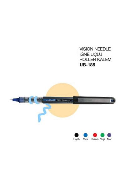 Unibal Uni-Ball Vision Needle 0.5 Needle Pen - Red