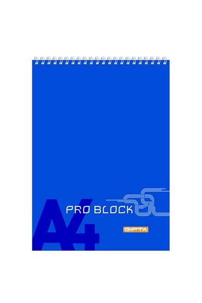 Gıpta Pro Block Spral Carton Copertă A7 Bloc de note în carouri 40 Yp