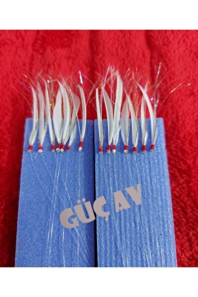 King 2 Tane Beyaz Tüylü Çinekop Çaparisi 7'li