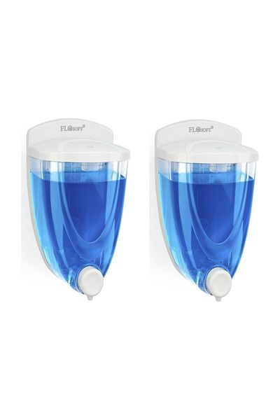Flosoft F011 Δοχείο υγρού σαπουνιού 650 ml (2 ΤΕΜΑΧΙΑ - ΠΑΚΕΤΟ ADVANTAGE)