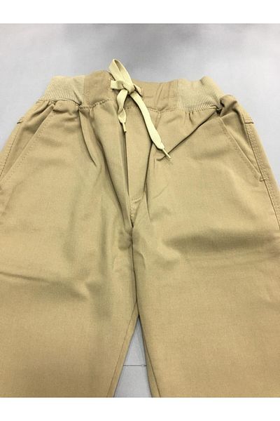 1983 GÖKKUŞAĞI KİDS ÇOCUKLARIN RENKLİ DÜNYASI Boy's Beige Linen School Pants