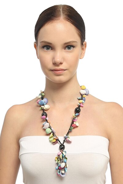 Rouge قلادة من حجر البحر ملون من مولان