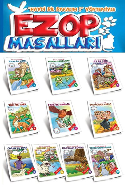 Koza Yayın Dağıtım Ezop Masalları 10 Kitap