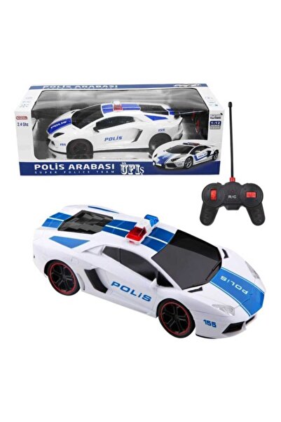 Toysan Kumandalı Polis Arabası Full Fonksiyon Şarjlı Toy-13 25 cm 1:16 Ölçek