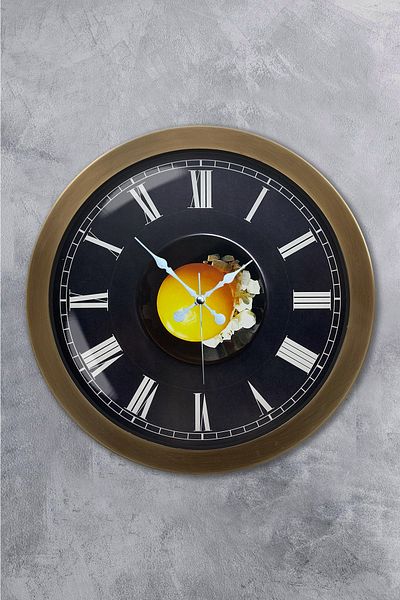 Kasva Concept Cadou 36 Cm Ceas de Perete Metal Vechi Ou