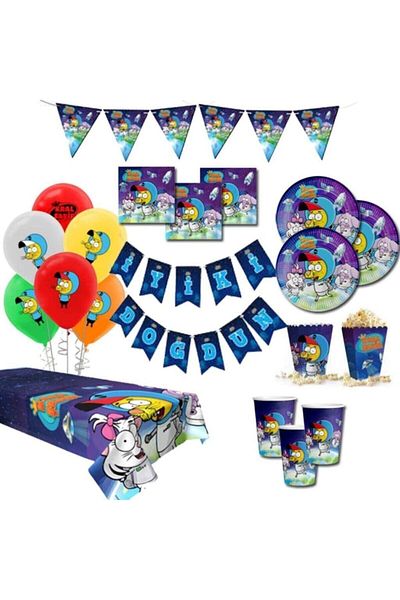 Kikajoy Baby Boy King Şakir In Space Themed Full Concept Party Set