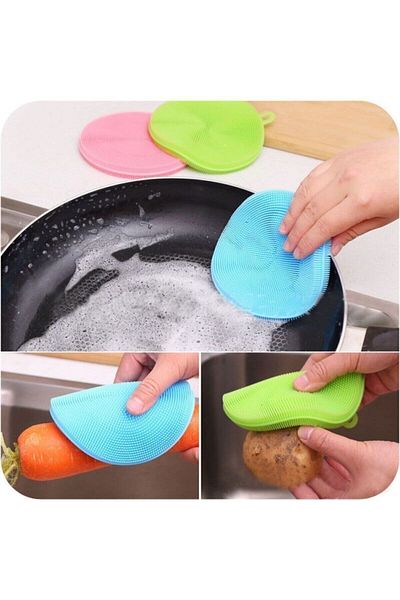 GoodSell Dishwashing Brush Non-Spill Silicone 2 Pieces