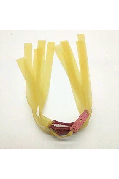 Aksh Avcı Sapan Yedek Kauçuk Lastik Deri Hazne Slingshot 3 Adet