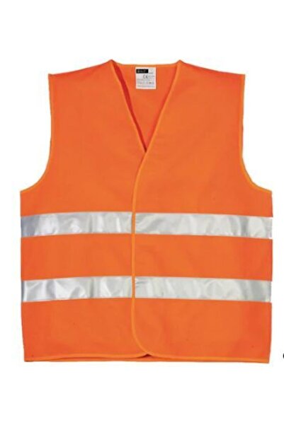 Starline سترة تحذير عاكسة للضوء سترة عامل برتقالية اللون (10 قطع) مقاس Xl