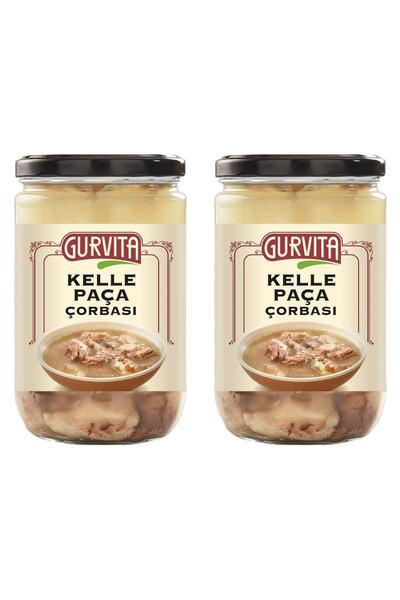 Gurvita Jöle Kıvamında Kelle Paça Çorbası 660 Ml 2'li