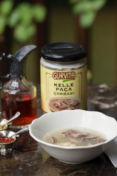 Gurvita Jöle Kıvamında Kelle Paça Çorbası 660 Ml 2'li