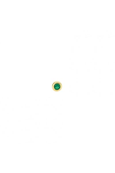 Altın Sepeti Yeşil Taşlı Altın Tektaş Hızma