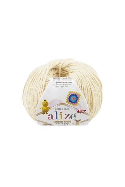 Alize New Hobby Gold Cotton 01 - Relaxed Fit