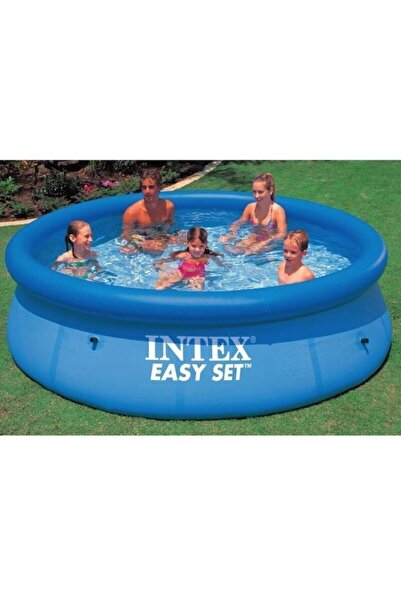 Platox Easy Mavi Renk Kolay Kurulum Şişme Havuz, 305x76cm, Büyük Boy Aile Havuzu -28120