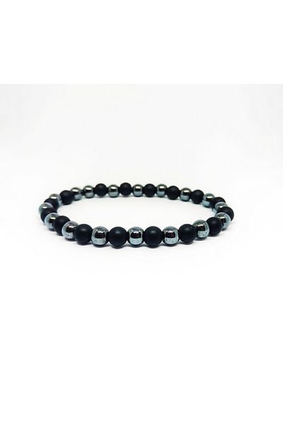 favoristore Gray Hemait Onix Bracelet