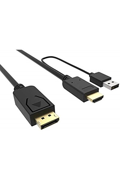 Alfais 4413 Hdmi To Displayport Çevirici Dönüştürücü Adaptör Monitör Kablosu 2 Metre
