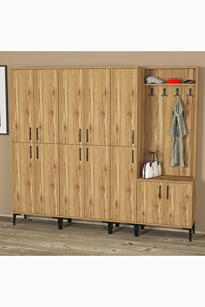 Kalender Dekor Rose-1-3-4-4 Portmanto Vestiyer Ayakkabılık