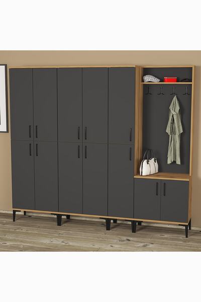 Kalender Dekor Rose-1-3-4-4 Portmanto Vestiyer Ayakkabılık