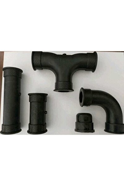 SEÇİL Kauçuk Güneş Enerji Paketi - 1 Adet Te + 2 Adet Manşon + 3 Adet Dirsek + 4 Adet Körtapa