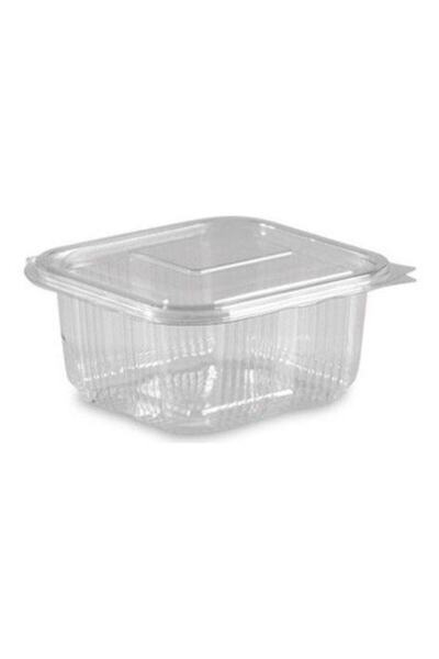Genel Markalar Plastik Sızdırmaz Kap Kapaklı Şeffaf Kase 500 Gr Cc 50 Adet