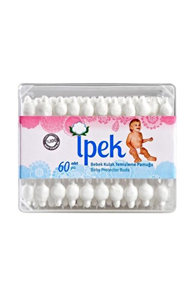 İpek Bebek Kulak Temizleme Pamuğu 60 Lı