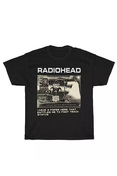 Köstebek Radiohead Dna Breeding Μαύρο Unisex κοντομάνικο μπλουζάκι