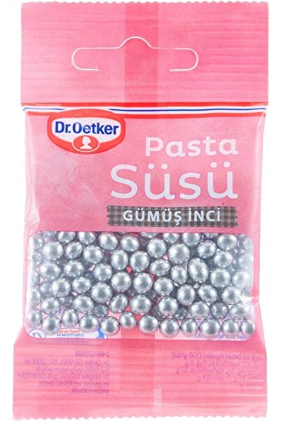 Genel Markalar Dr. Oetker Dr. Oetker Dekor Pasta Süsü Gümüş Inci,10 Gr
