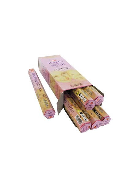 Hem Tütsü Mama & Baby ( Bebek Pudrası Kokusu) Tütsü 120 Çubuk 6 Pk