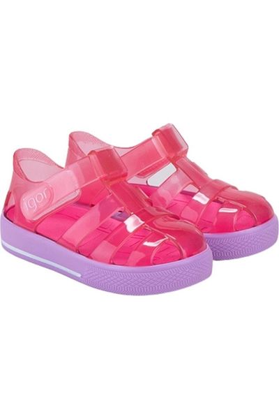 IGOR S10270-018 Star Bicolor Sandals Fuchsia-Lilac