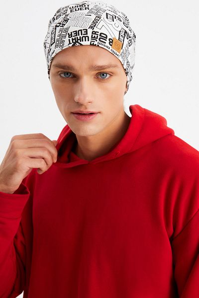 Butikgiz Men's 4-Season Cotton, Flexible, Ultra Soft, Lightweight, Anti-Sweat, Combed Cotton Hat with Rope Detail