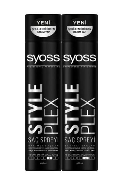 Syoss Saklı Güzellik Style Plex Sprey 400 Ml X 2 Paket