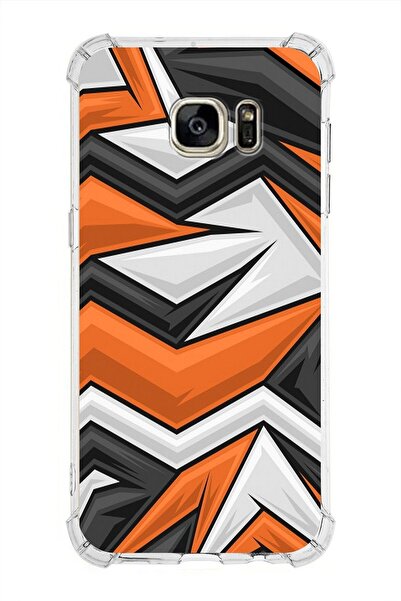 PrintiFy Samsung Galaxy S7 Edge Köşe Korumalı Antişok Kapak Grafiti Tasarımlı...