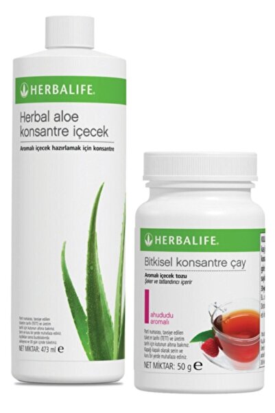 Herbalife Aloe Konsantre Içecek Suyu Ve Bitkisel Ahududu Çay 50 Gr