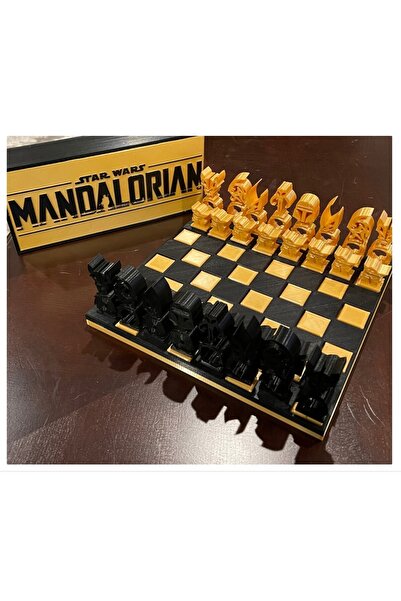 TuransoyCraft Mandalorian Star Wars Satranç Seti Çantalı Özel Seri