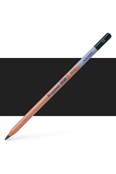 Bruynzeel قلم ألوان مائية من ديسين أكواريل أسود 10