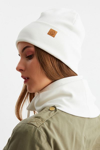 Butikgiz 3 in One Fisherman Style Beret + String Beret + Neck Collar Lightweight, 100% Cotton Winter Set