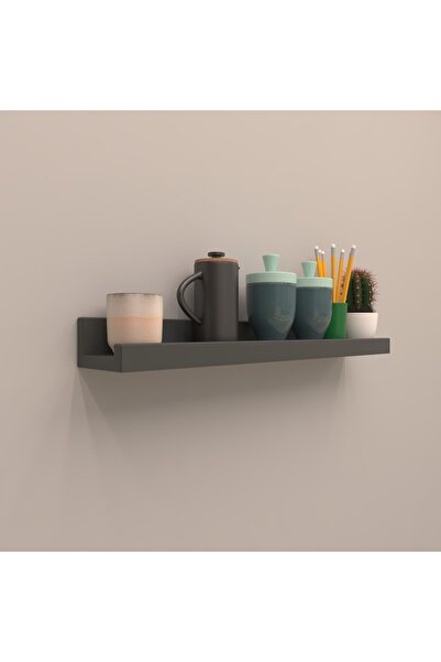 RAFKESTİR Setli Duvar Rafı 140 Cm Antrasit ( Mat )