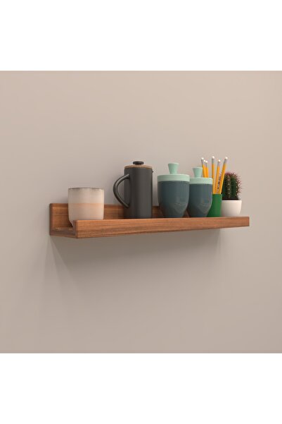 RAFKESTİR Setli Duvar Rafı 160 Cm Hareli Ceviz (mat)
