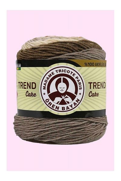 Ören Bayan Batik Ebruli Trend Cake 624 Hand Knitting Yarn