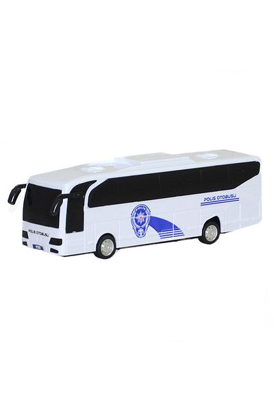 CanEm Toy Display Friction Police Bus