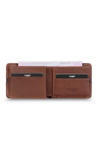 GUARD Portofel bărbătesc din piele sport cu dungi - Grd2403xw22526